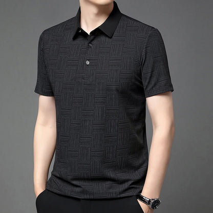 Printed Business Casual Polo Shirt